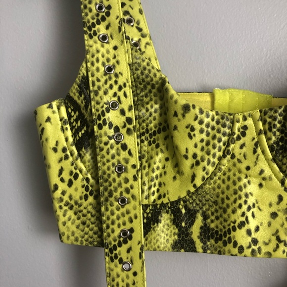 Snakeskin Printed Bralette - Picture 5 of 5